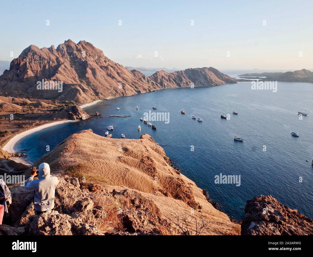 Padar Island île de Komodo National Park Banque D'Images