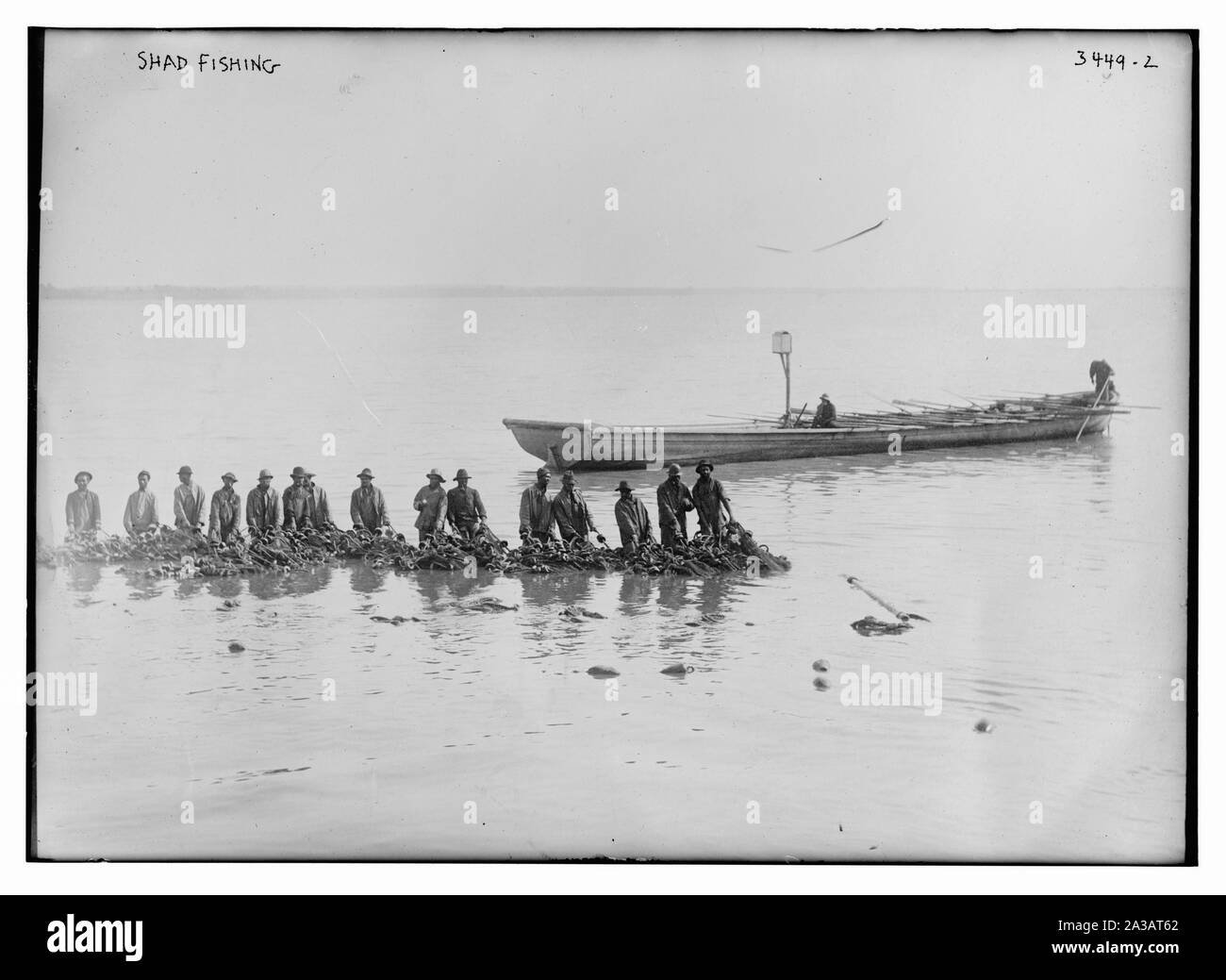 Pêche de l’alose Banque D'Images