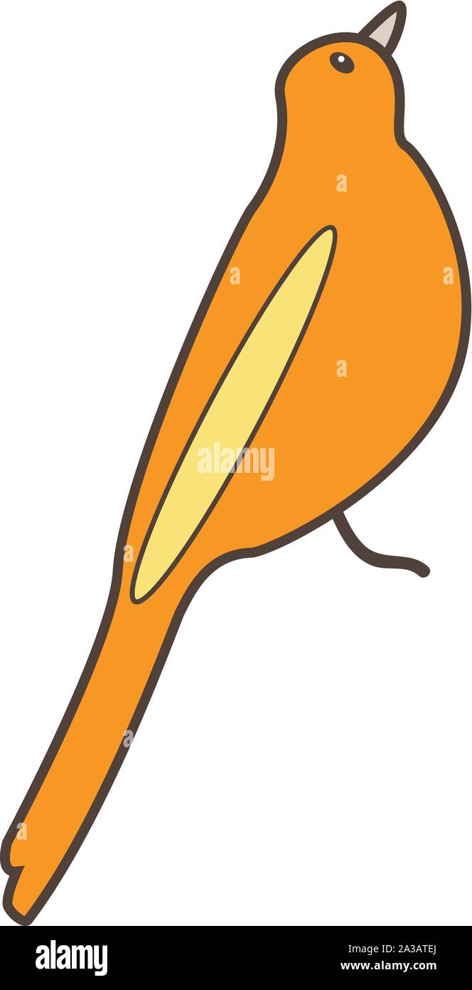 Caricature bird. Illustration vectorielle, peut être utilisé pour la création de carte ou Illustration de Vecteur