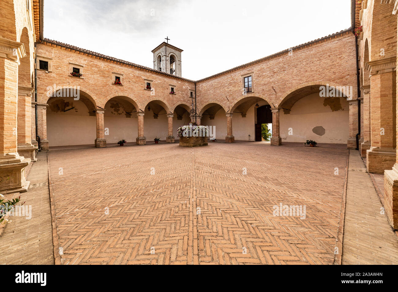 Sant'Ubaldo couvent à Gubbio Banque D'Images