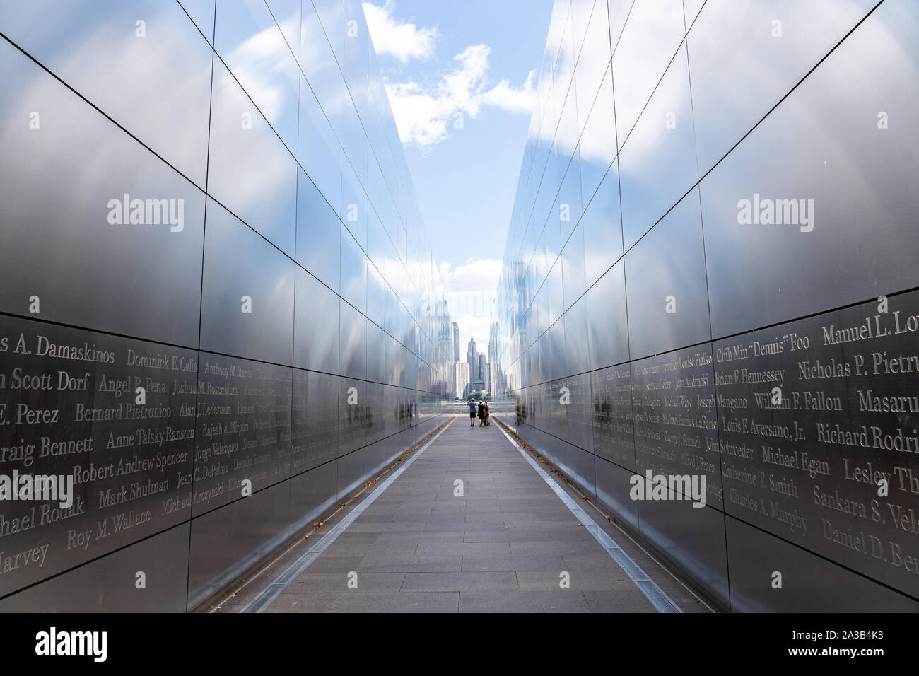 Mémorial Empty Sky à Jersey City, États-Unis Banque D'Images