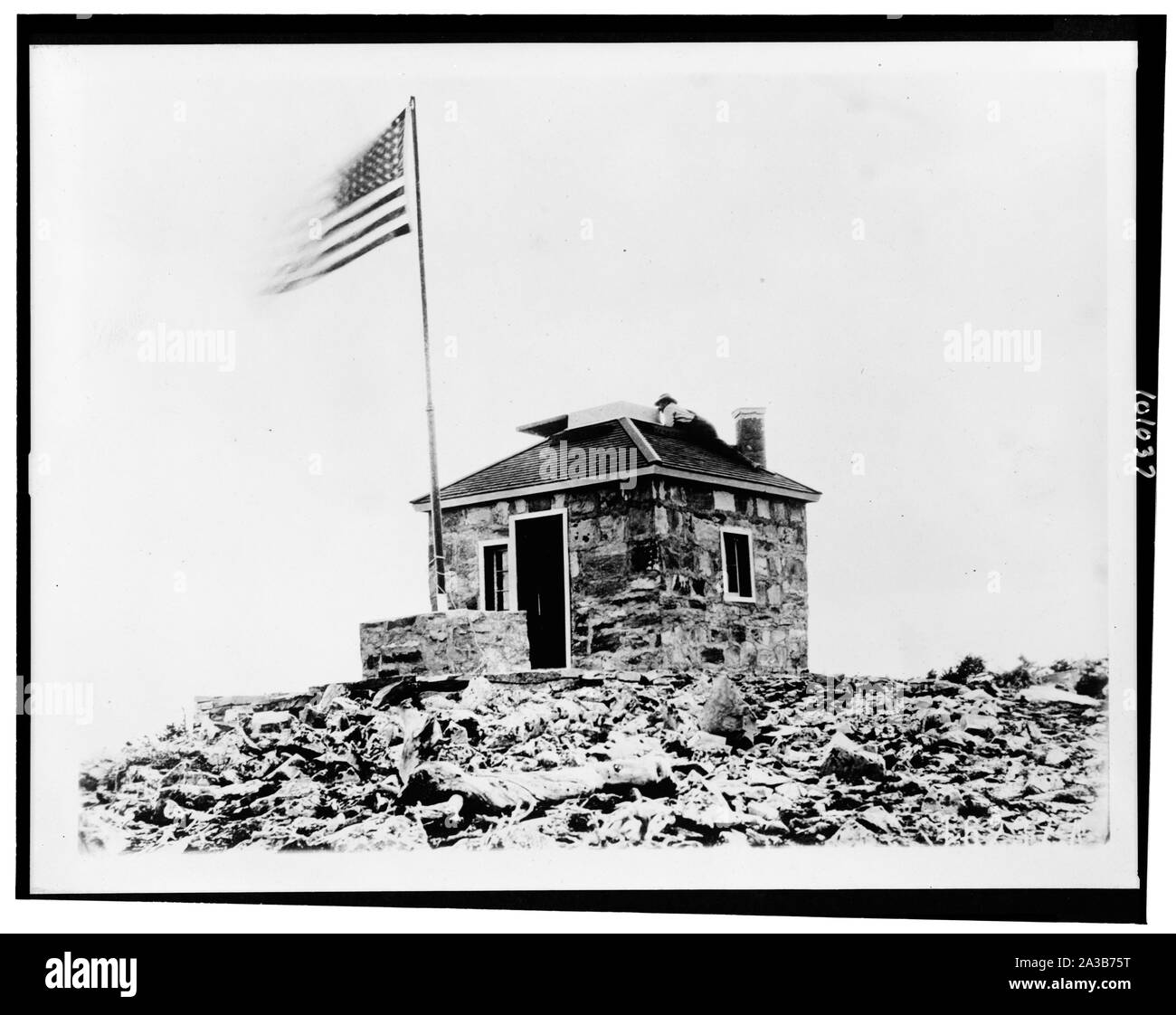 La station de signal dans les Montagnes Rocheuses - probablement Rocky Mountain National Park Banque D'Images La station de signal dans les Montagnes Rocheuses - probablement Rocky Mountain National Park Banque D'Images
