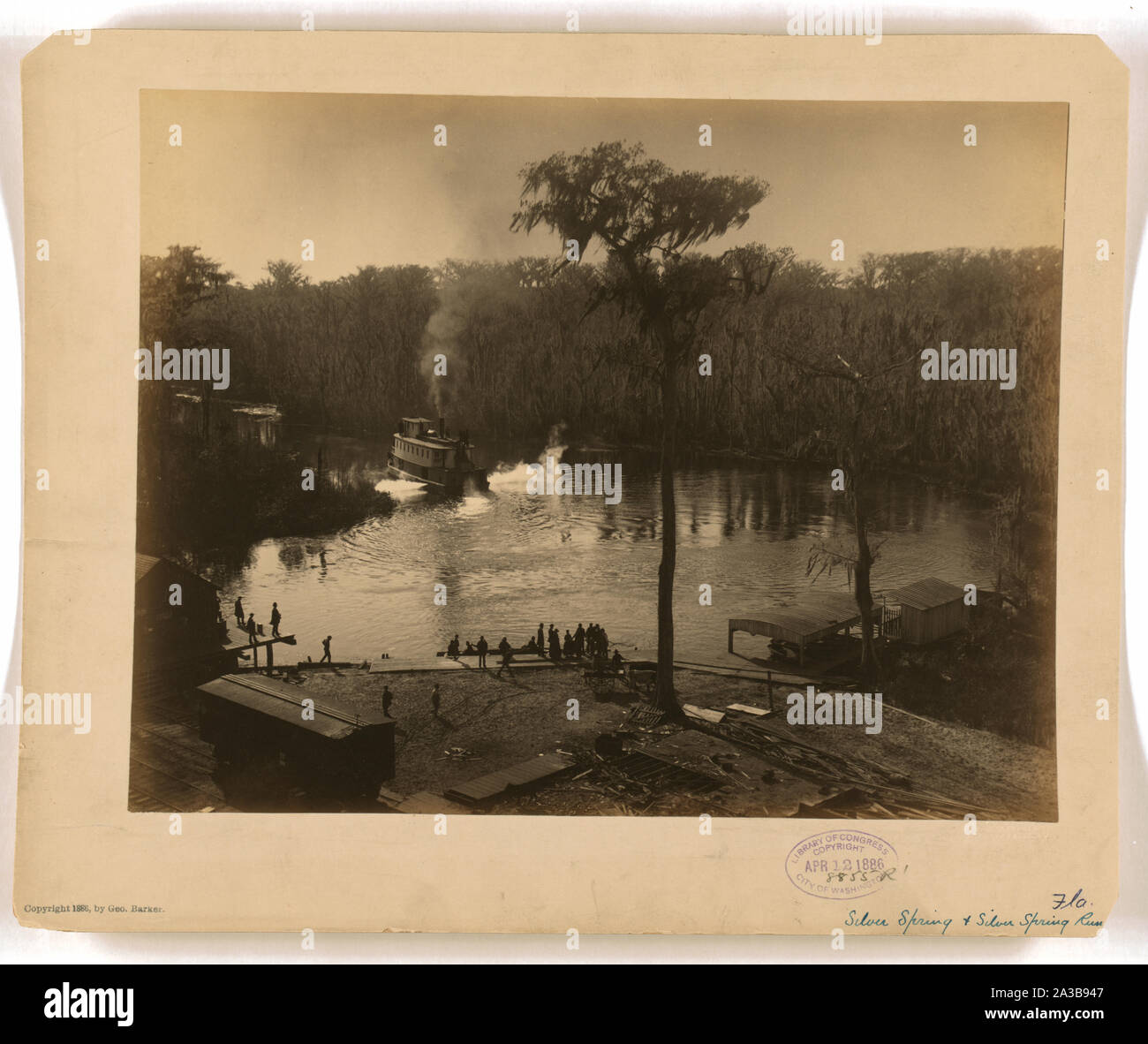 Silver Spring & Silver Spring Run, Fla. Banque D'Images