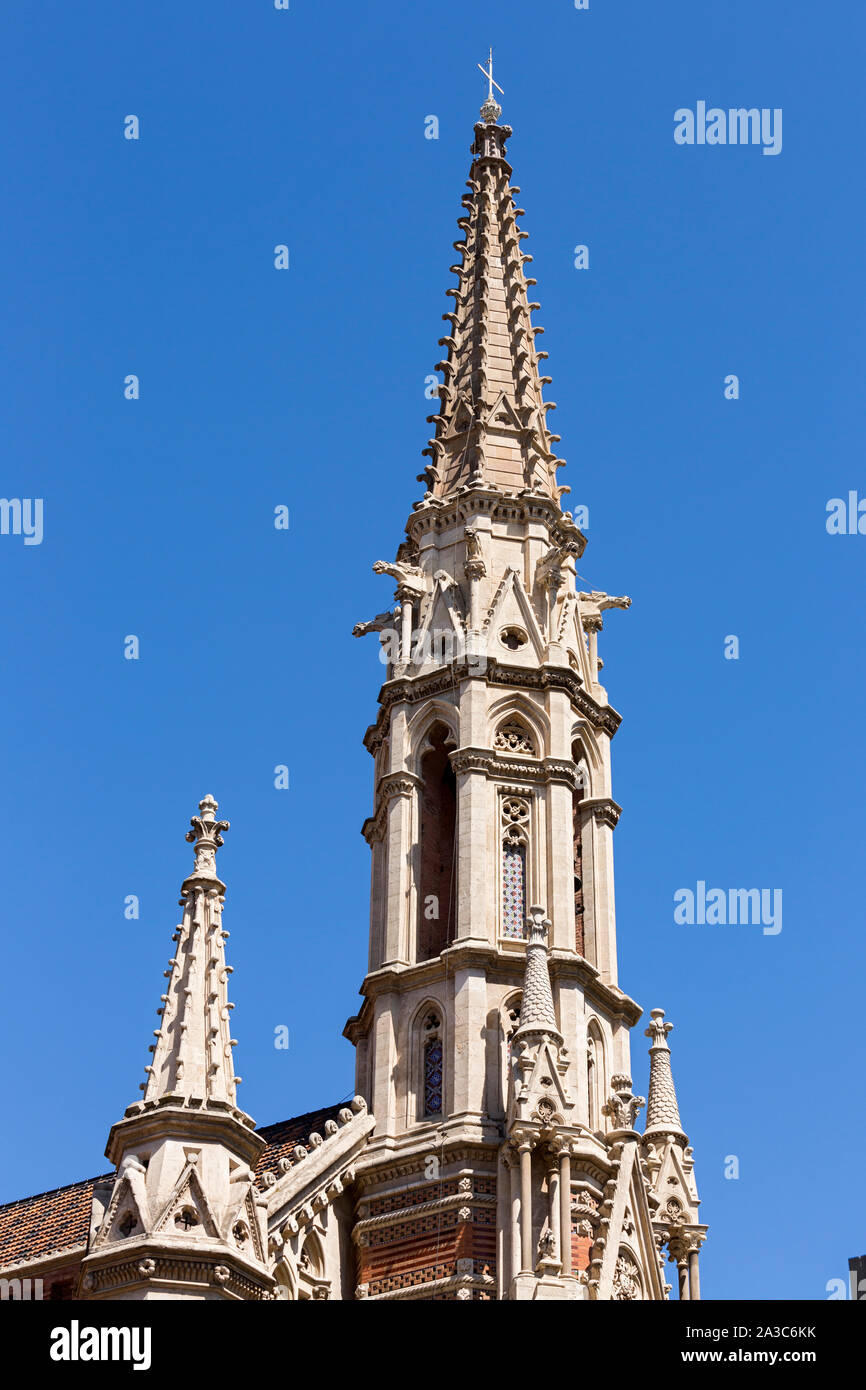 Barcelone ; Kirche, Sant Francesc de Sales Banque D'Images