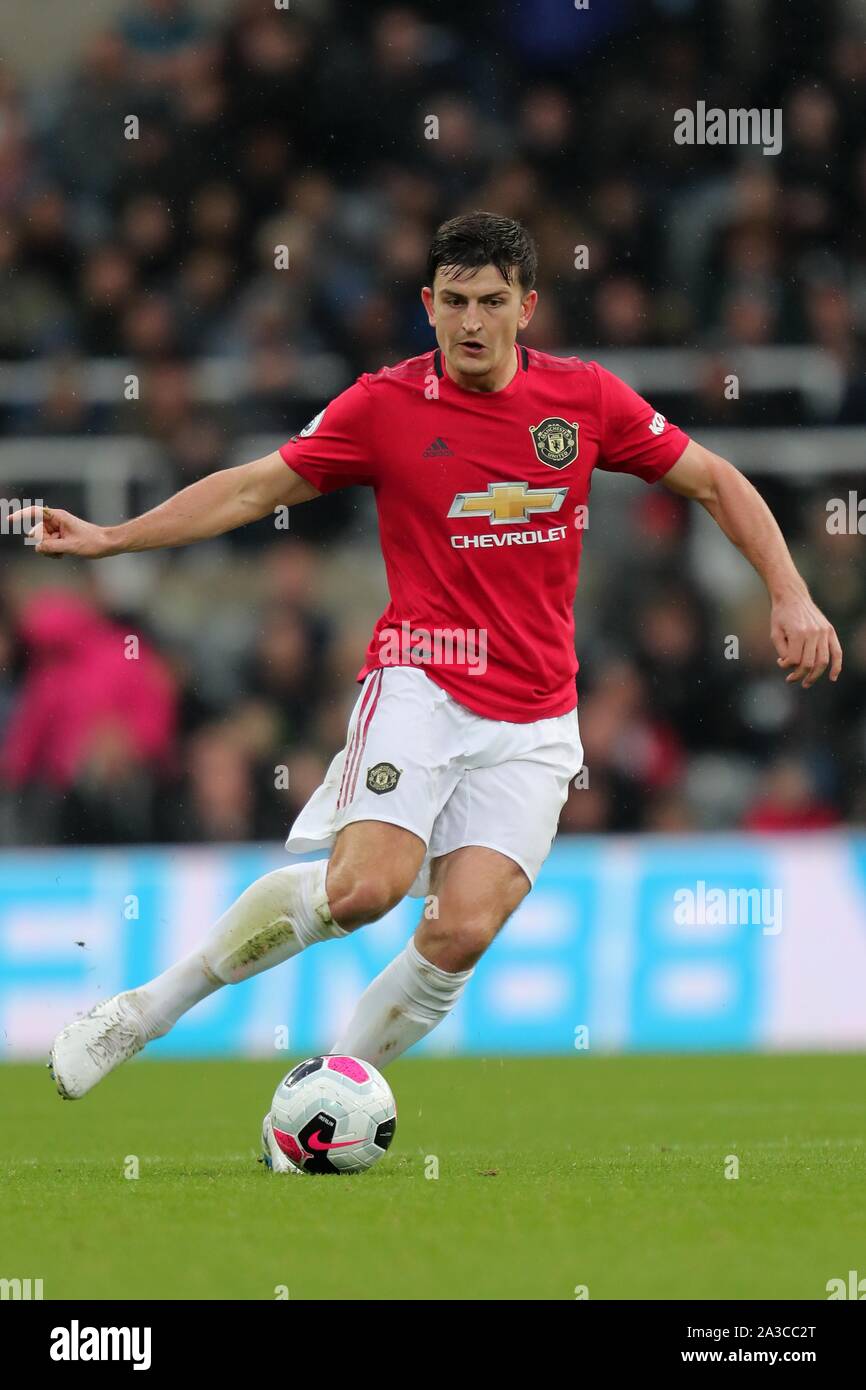 HARRY MAGUIRE, MANCHESTER UNITED FC, 2019 Banque D'Images