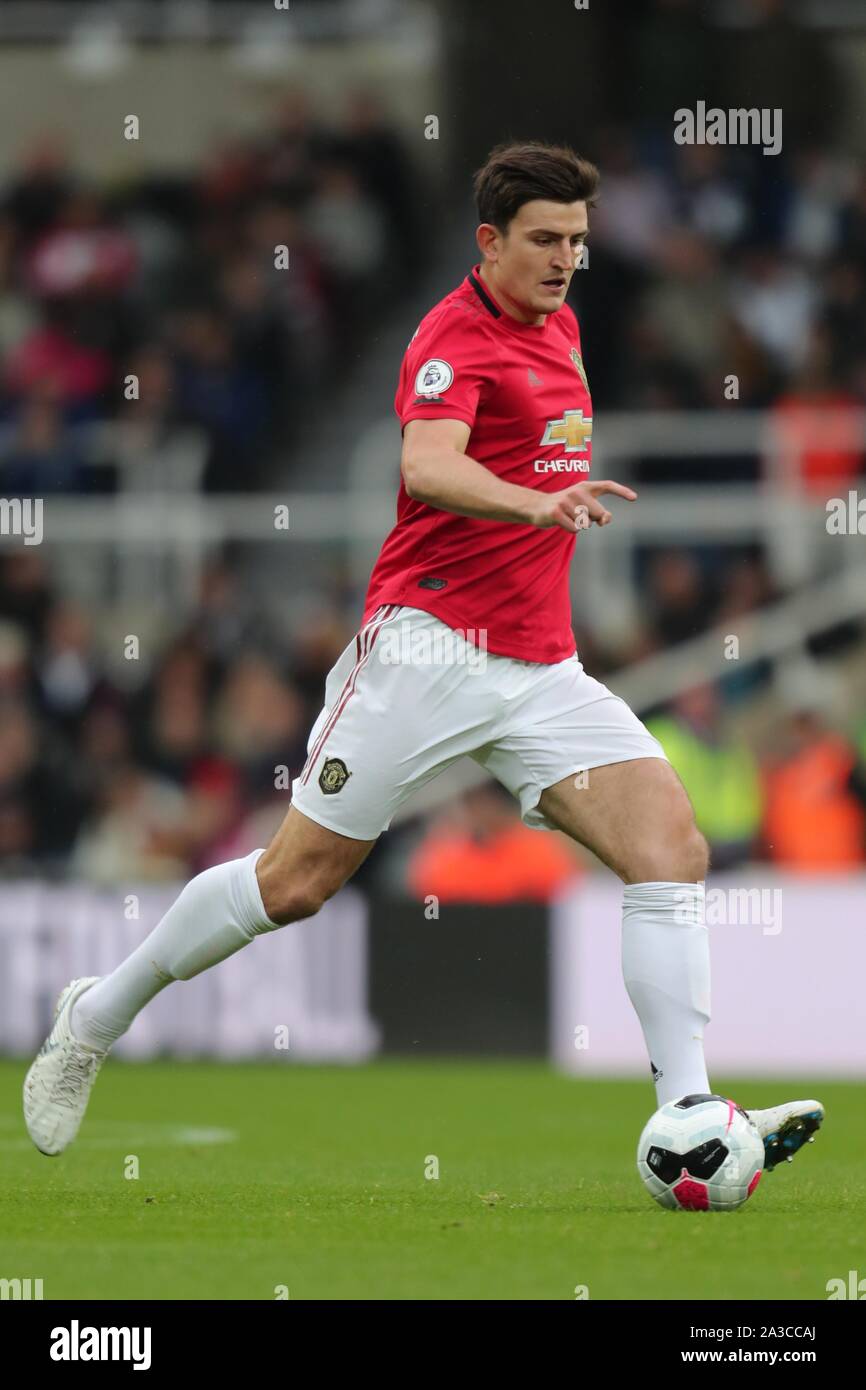 HARRY MAGUIRE, MANCHESTER UNITED FC, 2019 Banque D'Images