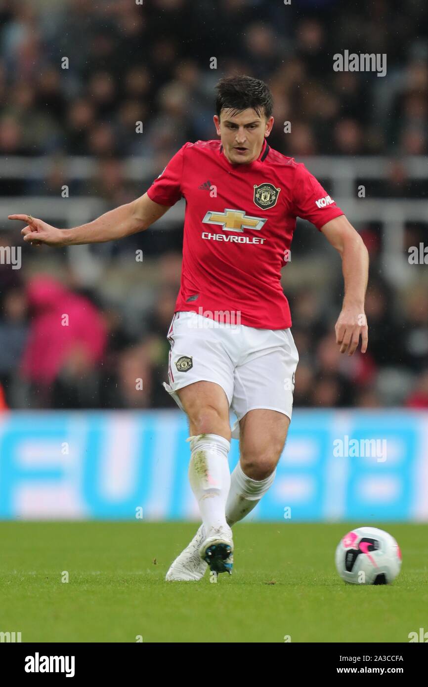 HARRY MAGUIRE, MANCHESTER UNITED FC, 2019 Banque D'Images