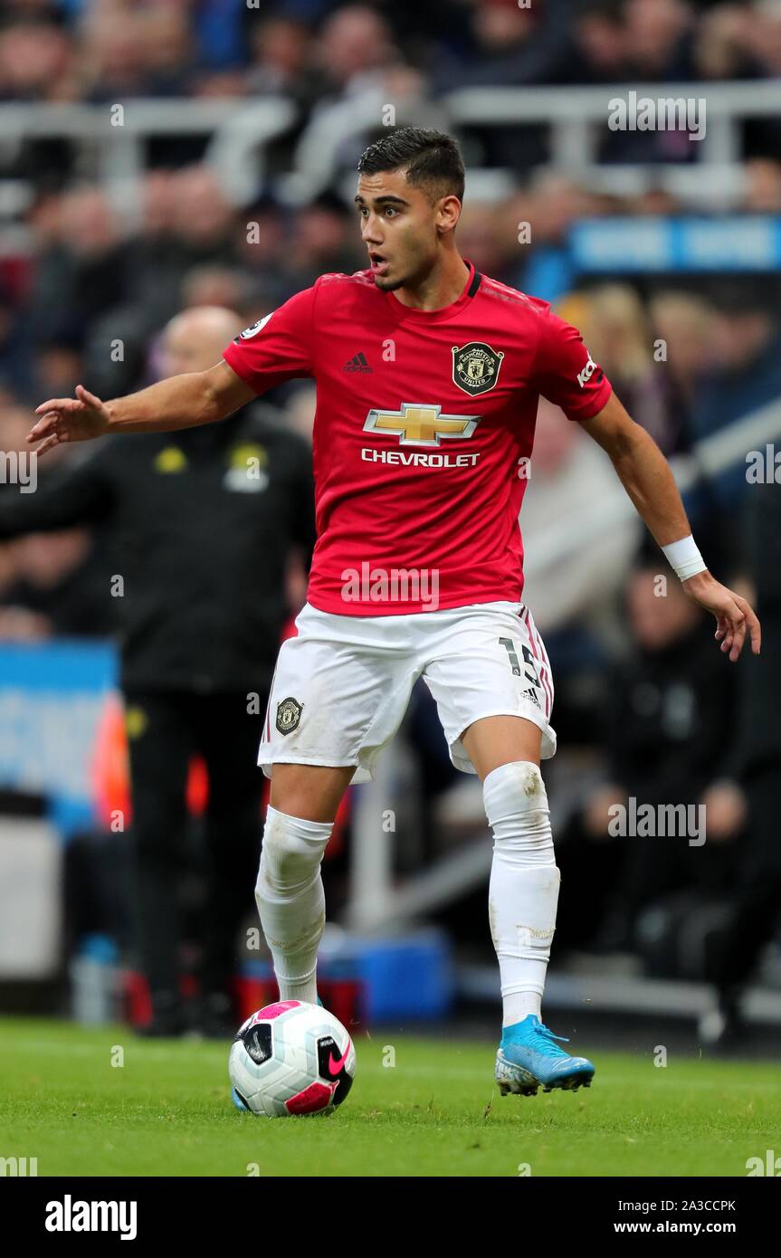 ANDREAS PEREIRA, MANCHESTER UNITED FC, 2019 Banque D'Images