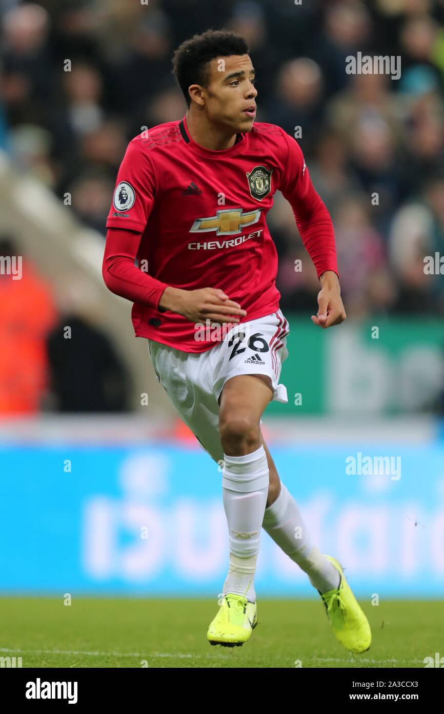 MASON GREENWOOD, MANCHESTER UNITED FC, 2019 Banque D'Images