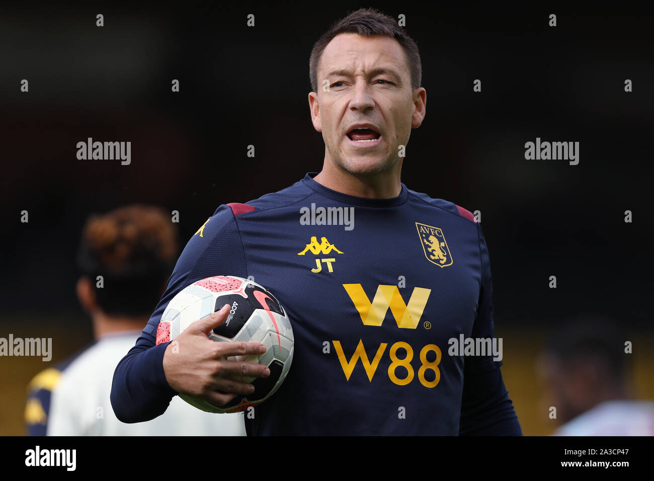 L'entraîneur-chef adjoint de Aston Villa, John Terry - Norwich City v Aston Villa, Premier League, Carrow Road, Norwich, UK - 5 octobre 2019 Editorial N'utilisez que des restrictions s'appliquent - DataCo Banque D'Images