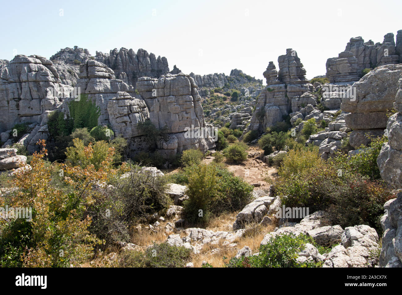 Torcal de Antequera. L'Espagne. L'Europe. Banque D'Images