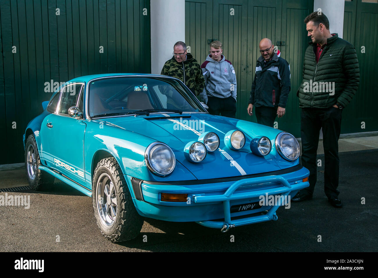 Porsche 911 au Safari Patrimoine Bicester, Scramble Dimanche 6 Octobre 2019 Banque D'Images