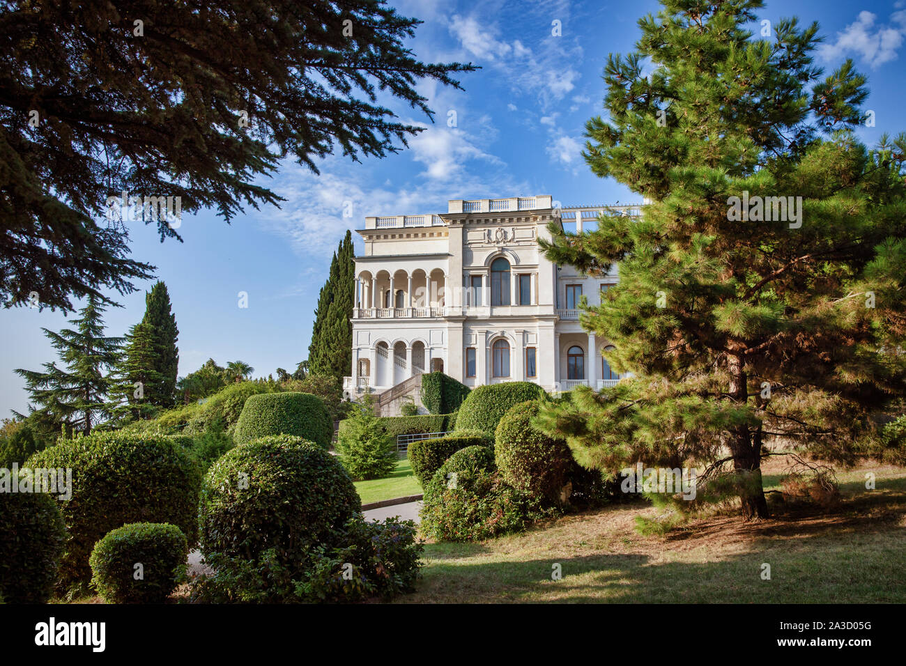 Palais de Livadia. La Crimée Banque D'Images