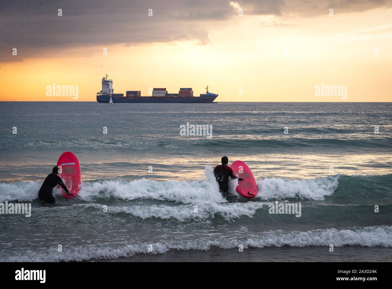 À partir de surfer Banque D'Images