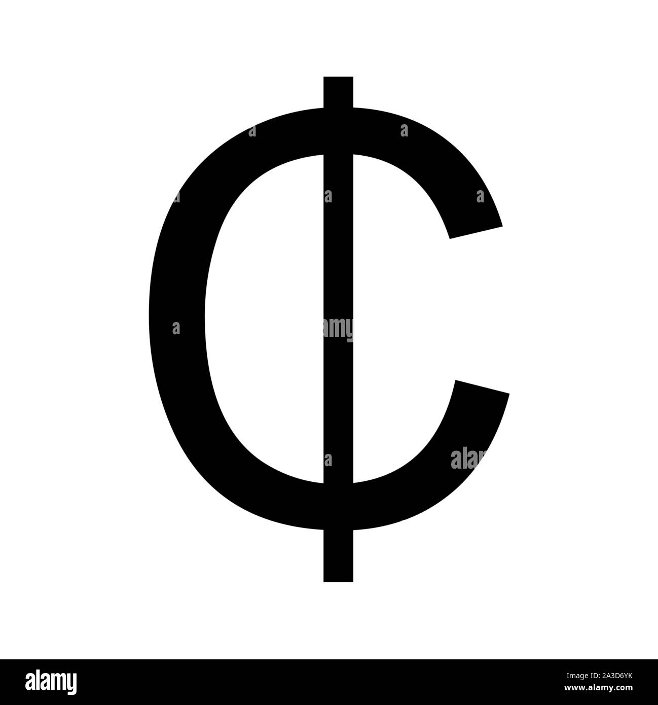 Symbole monétaire de l'IDEC Illustration de Vecteur