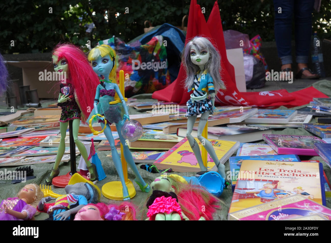 Monster High dolls à Lille Braderie 2019 Lille, France Europe Banque D'Images