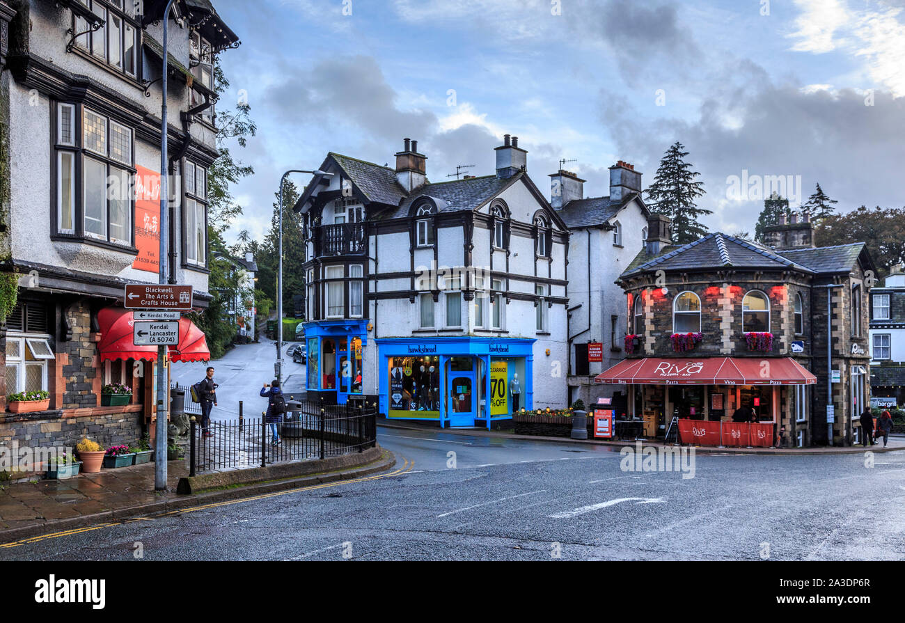 Bowness on windermere, parc national de lake District, Cumbria, England, UK go Banque D'Images