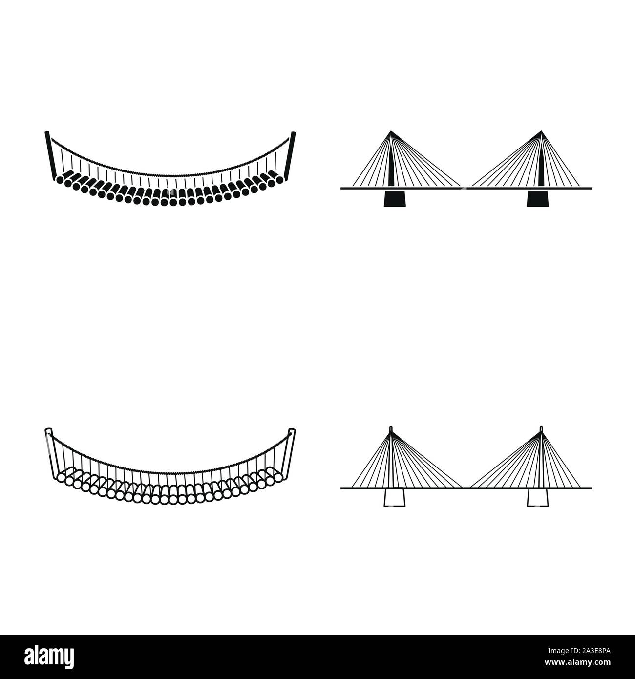 Illustration vecteur de la liaison et de la conception d'un logo. Collection de branchement et l'autre symbole de l'action pour le web. Illustration de Vecteur