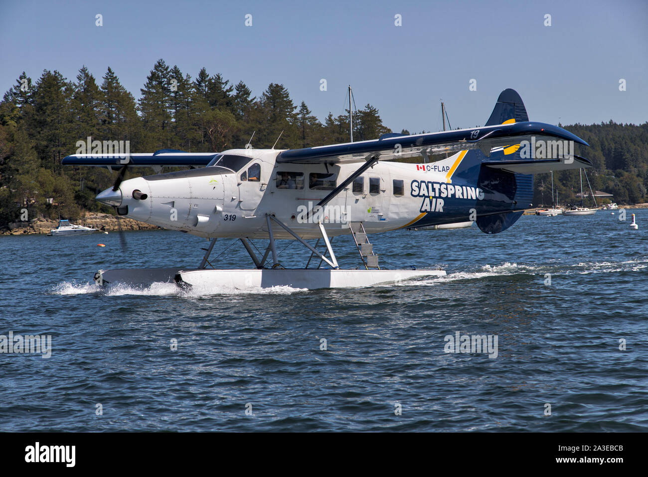 Harbour Air Otter Salt Spring Harbour BC Banque D'Images