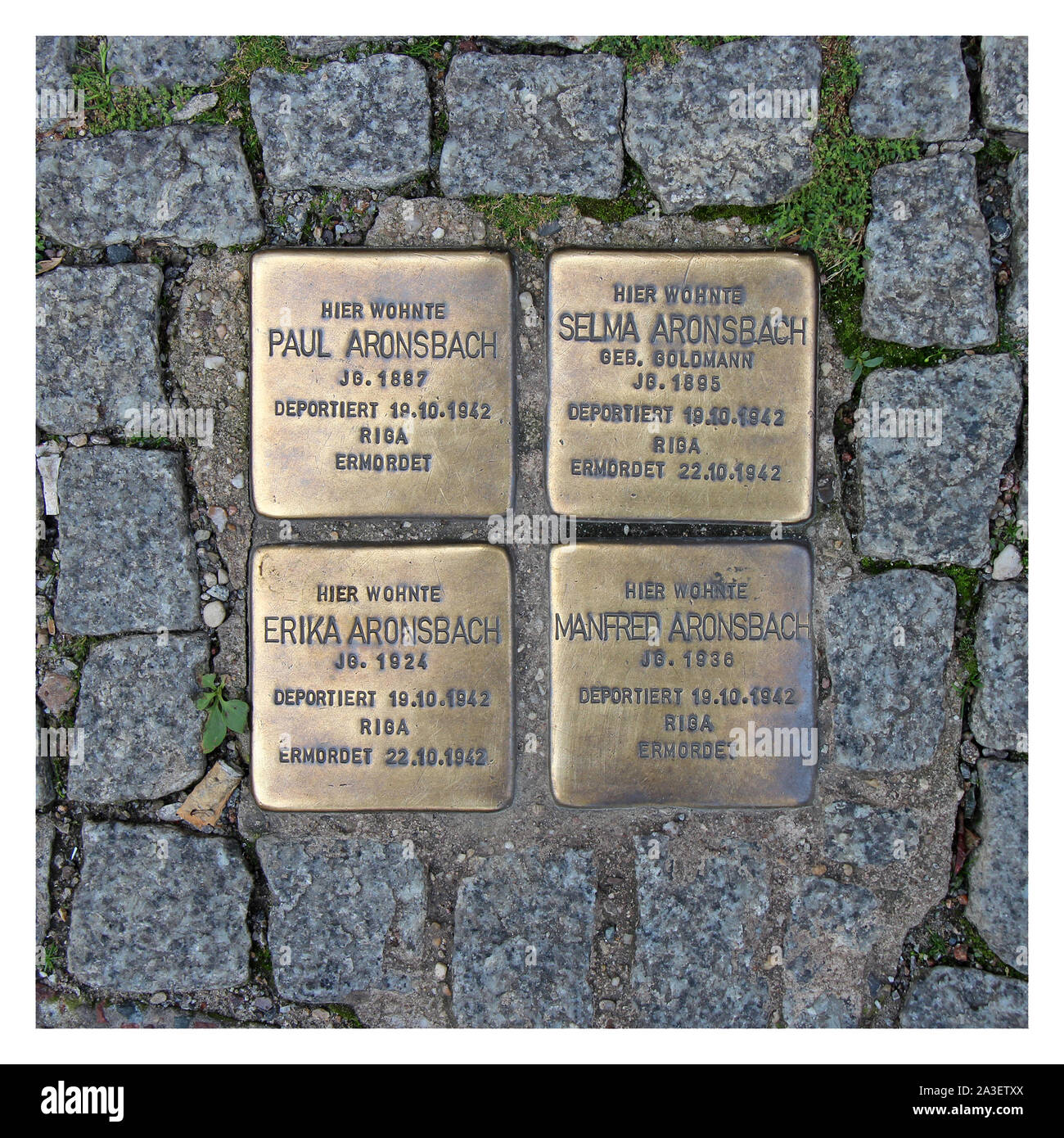 Trottoir à Berlin (Allemagne) Banque D'Images