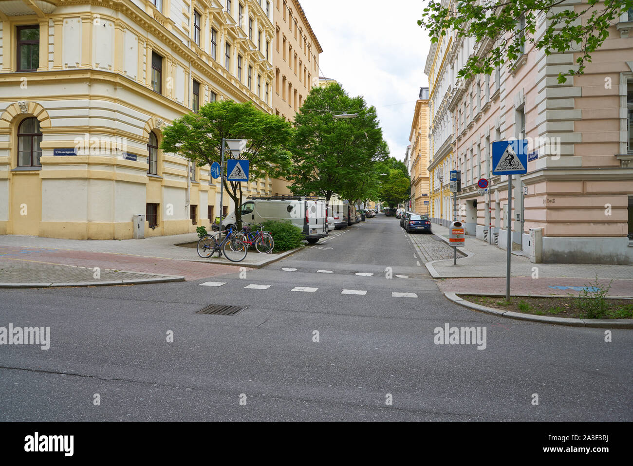 Vienne, Autriche, mai 2019 - CIRCA : paysage urbain de Vienne dans la journée. Banque D'Images