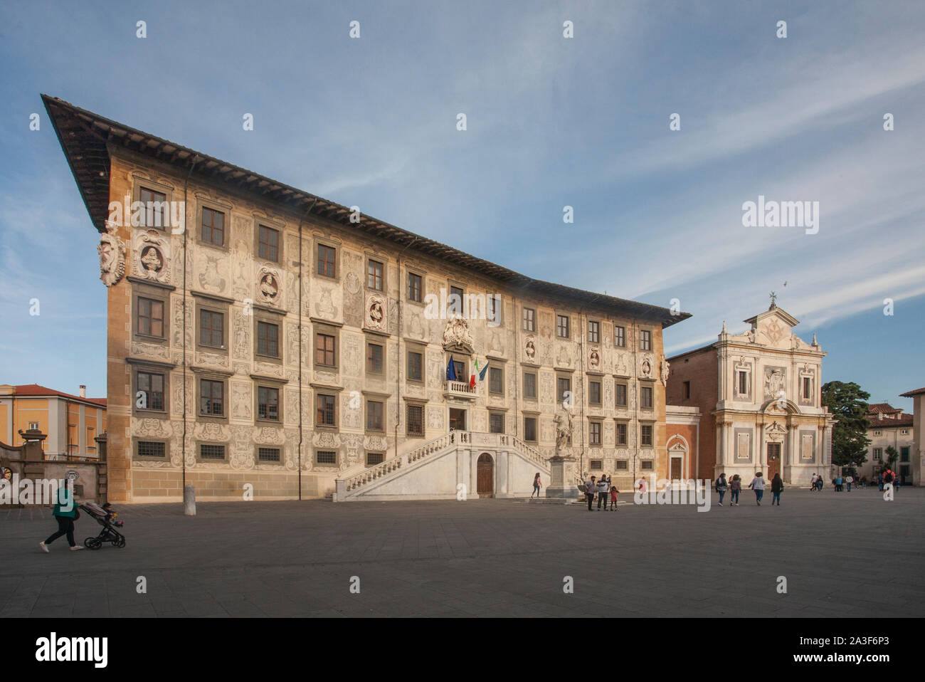 Pisa, Piazza dei Cavalieri Banque D'Images