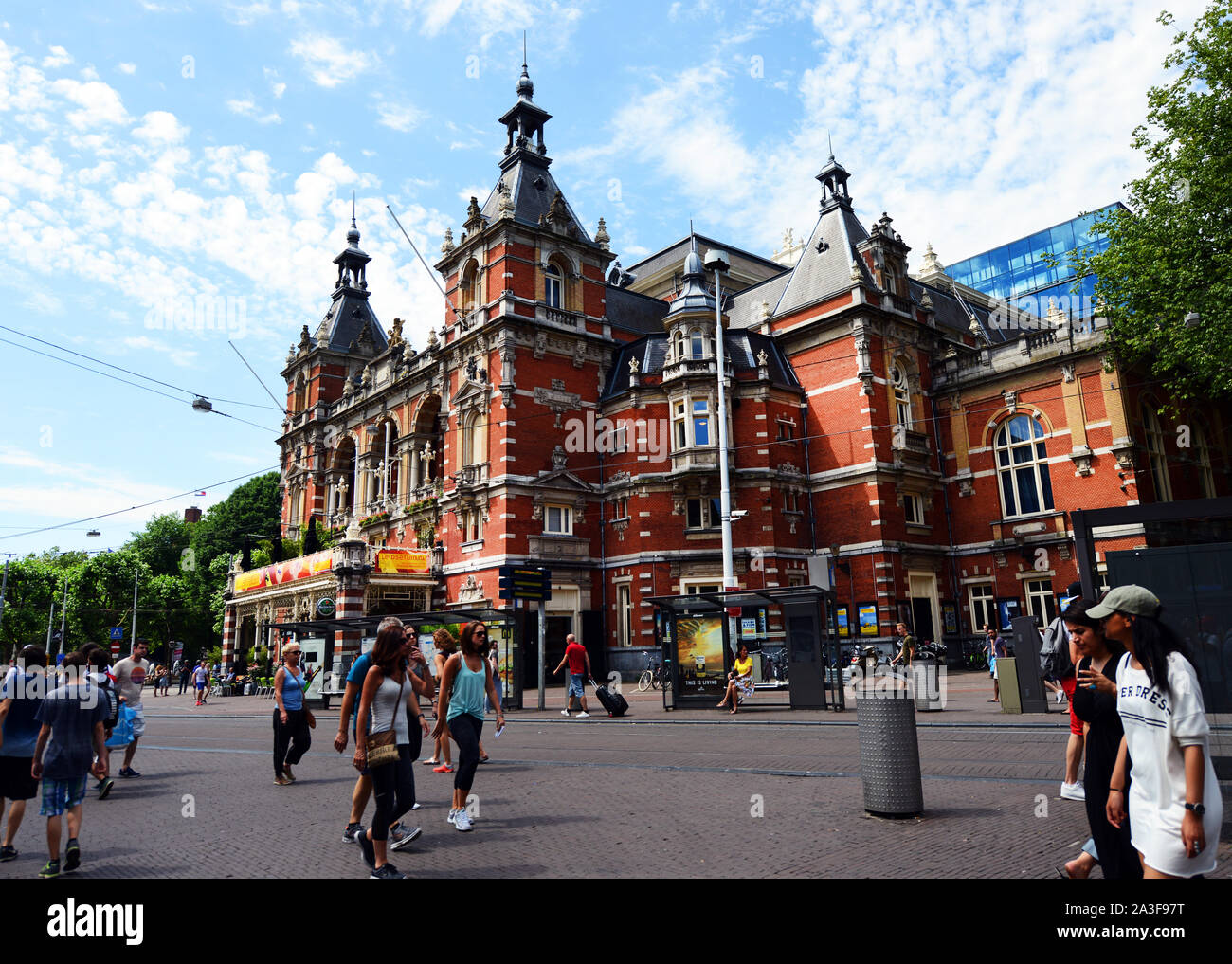 L'International Theatre sur Leidseplein à Amsterdam. Banque D'Images