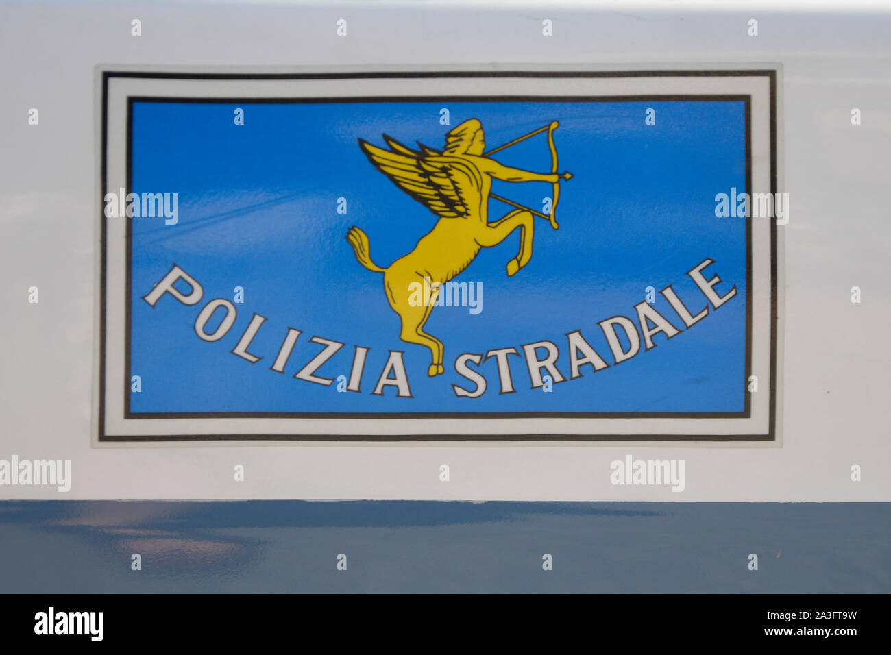 L'Italie, Polizia stradale Banque D'Images