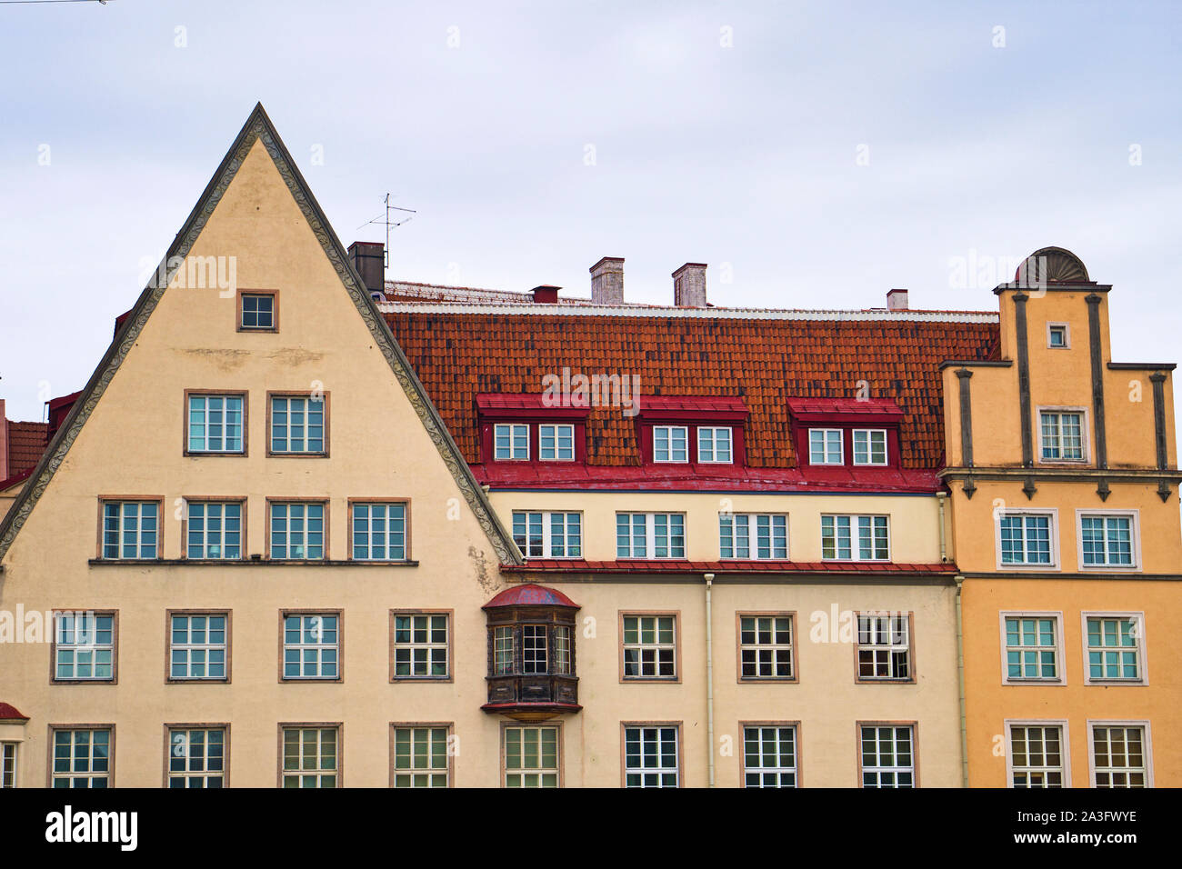Maison de la vieille ville. L'Estonie, Tallinn. Banque D'Images