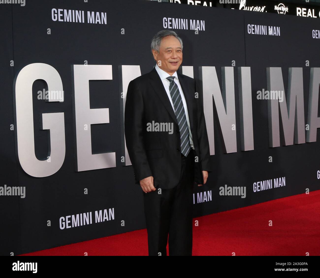 Los Angeles, CA. 6 octobre, 2019. Arrivées à Ang Lee pour homme GÉMEAUX Premiere, Théâtre chinois de Grauman (autrefois Grauman's), Los Angeles, CA le 6 octobre 2019. Credit : Priscilla Grant/Everett Collection/Alamy Live News Banque D'Images