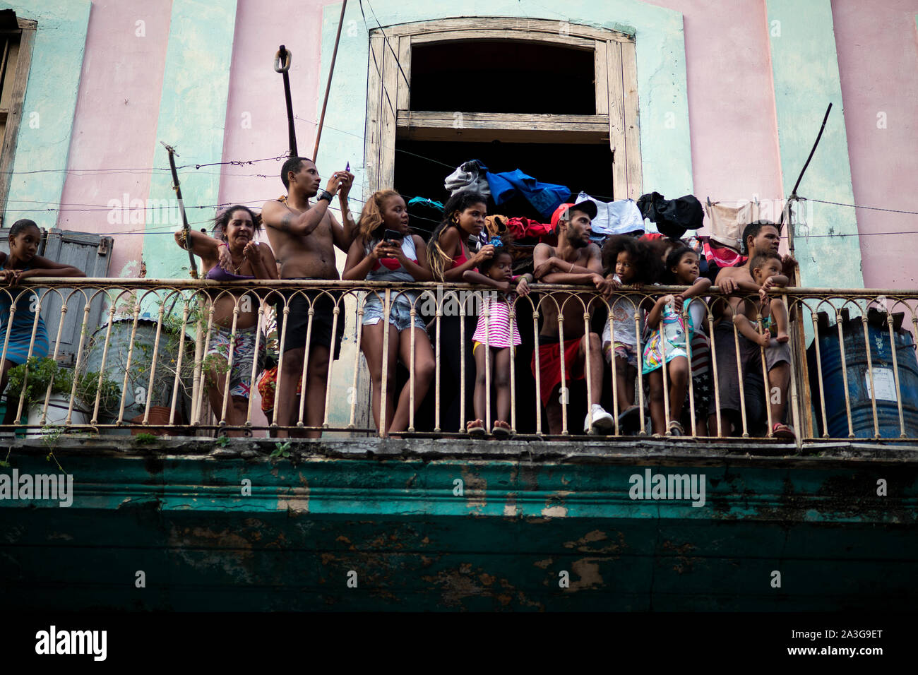 Fidèles participer au pèlerinage que chaque année rend hommage à la Vierge de la Charité, patronne de Cuba. Banque D'Images