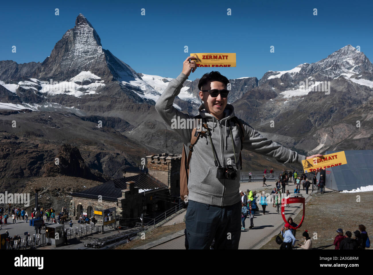Montrant Gornergrat Monte Rossa massif, au-dessus de Zermatt en Suisse. Septembre 2019 Le glacier du Gorner (allemand : Gornergletscher) est un glacier de vallée f Banque D'Images Montrant Gornergrat Monte Rossa massif, au-dessus de Zermatt en Suisse. Septembre 2019 Le glacier du Gorner (allemand : Gornergletscher) est un glacier de vallée f Banque D'Images