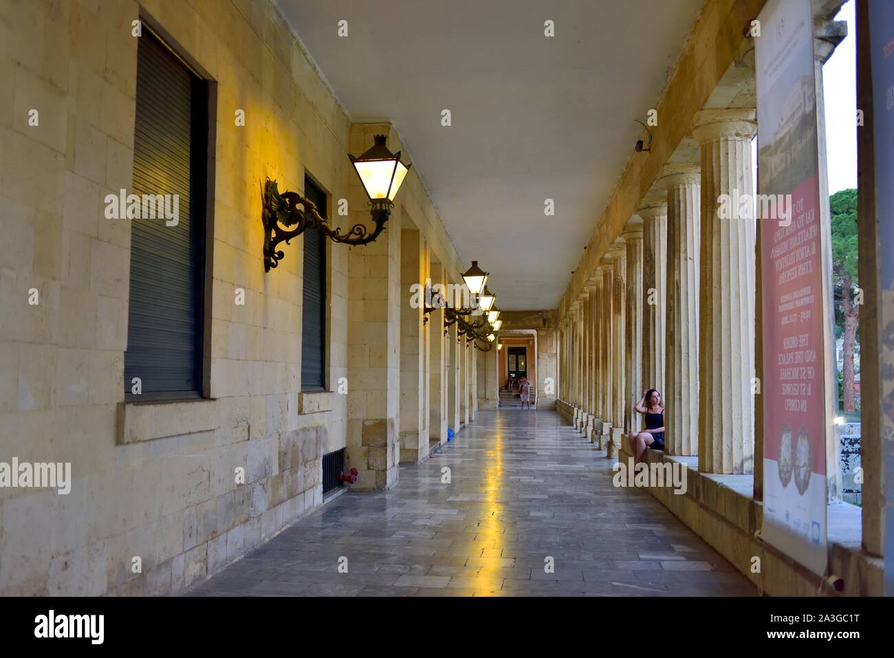Musée d'Art Asiatique, vieille ville de Corfou, Corfou, Corfou, Grèce, grec îles Ioniennes Banque D'Images