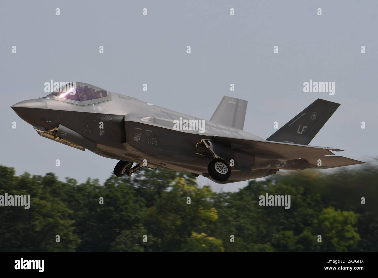 LOCKHEED MARTIN F-35 Lightning II DE LA 56e Escadre de chasse de la Force aérienne des États-Unis. Banque D'Images