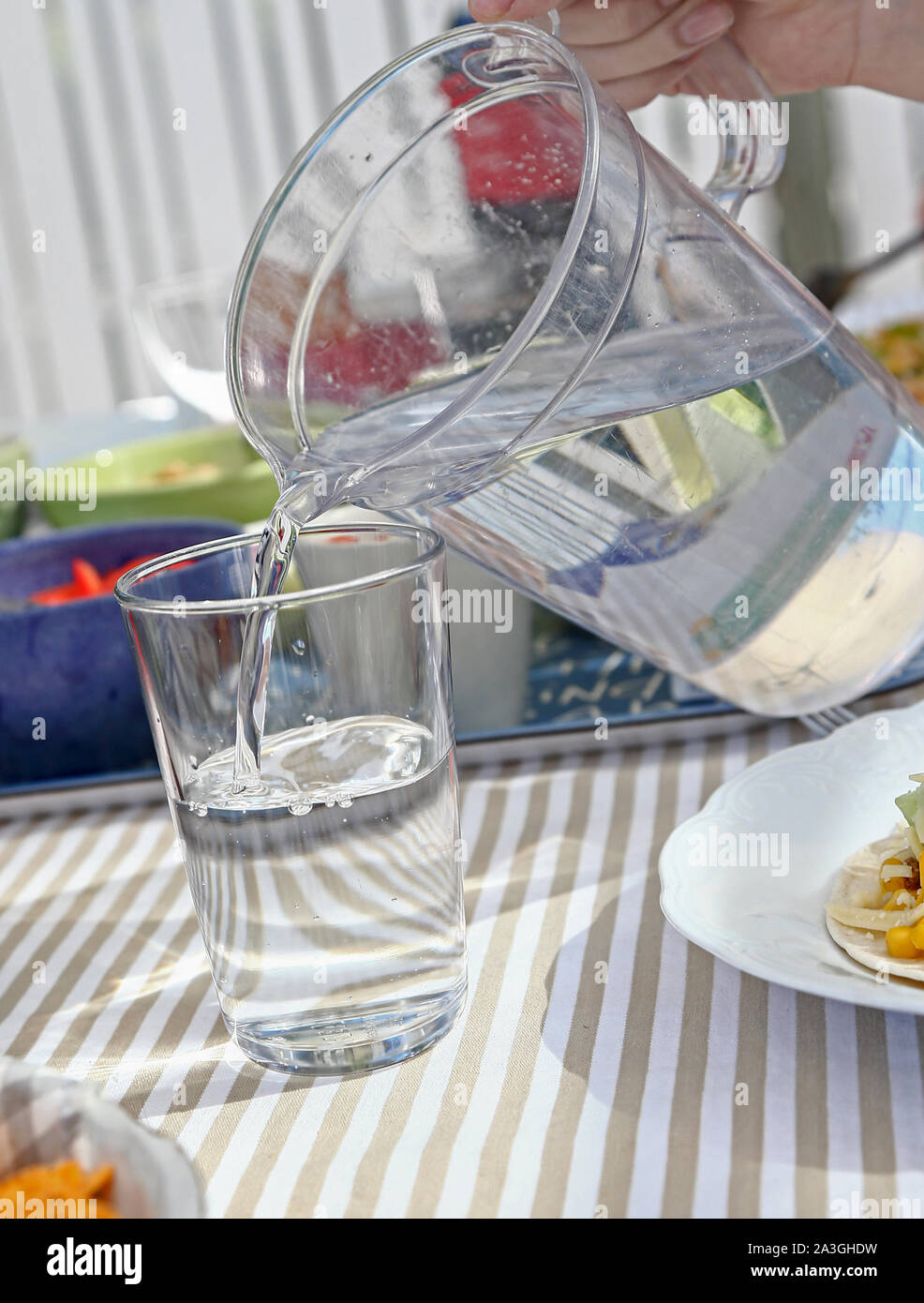 20170526MOTALA Vatten jusqu'middagen/ de l'eau pour le dîner. Foto Jeppe Gustafsson Banque D'Images