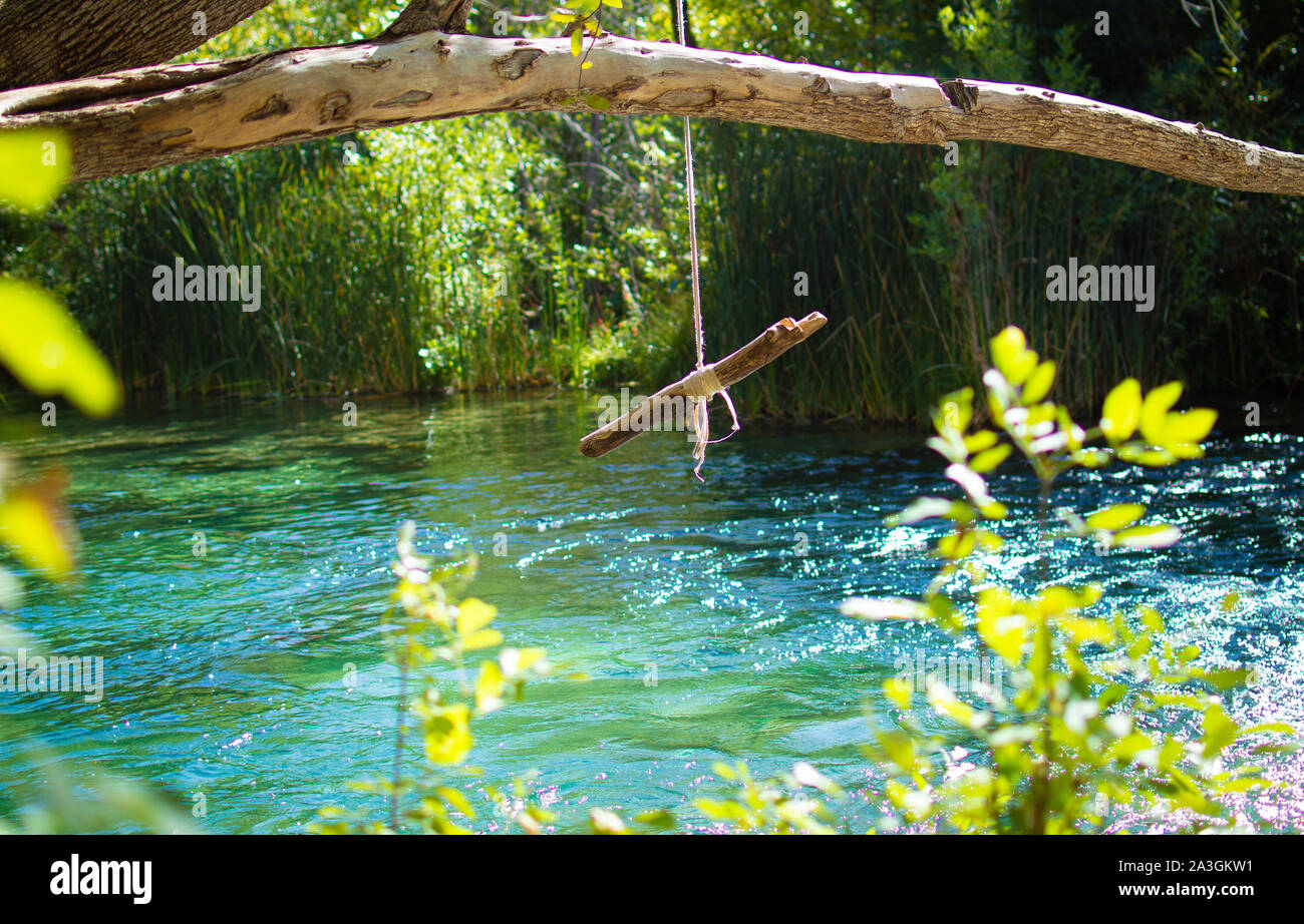 Fossil Creek, AZ Banque D'Images