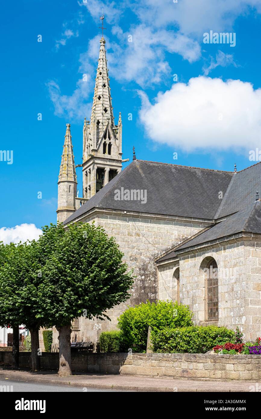 La France, Finistère, Riec-sur-Belon, église Saint-Pierre Banque D'Images La France, Finistère, Riec-sur-Belon, église Saint-Pierre Banque D'Images