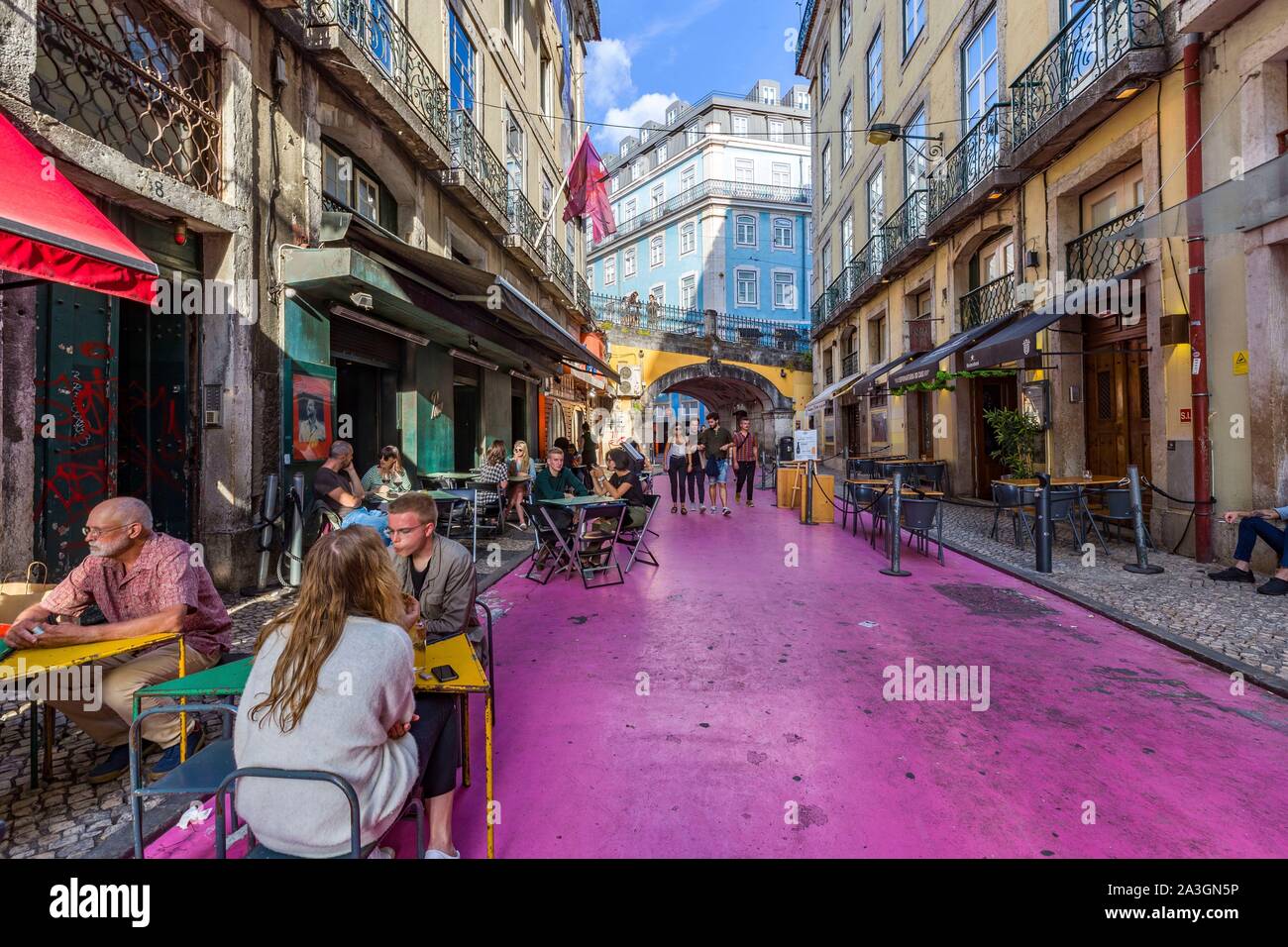 Portugal, Lisbonne, le PCSRA n'Sodres Banque D'Images