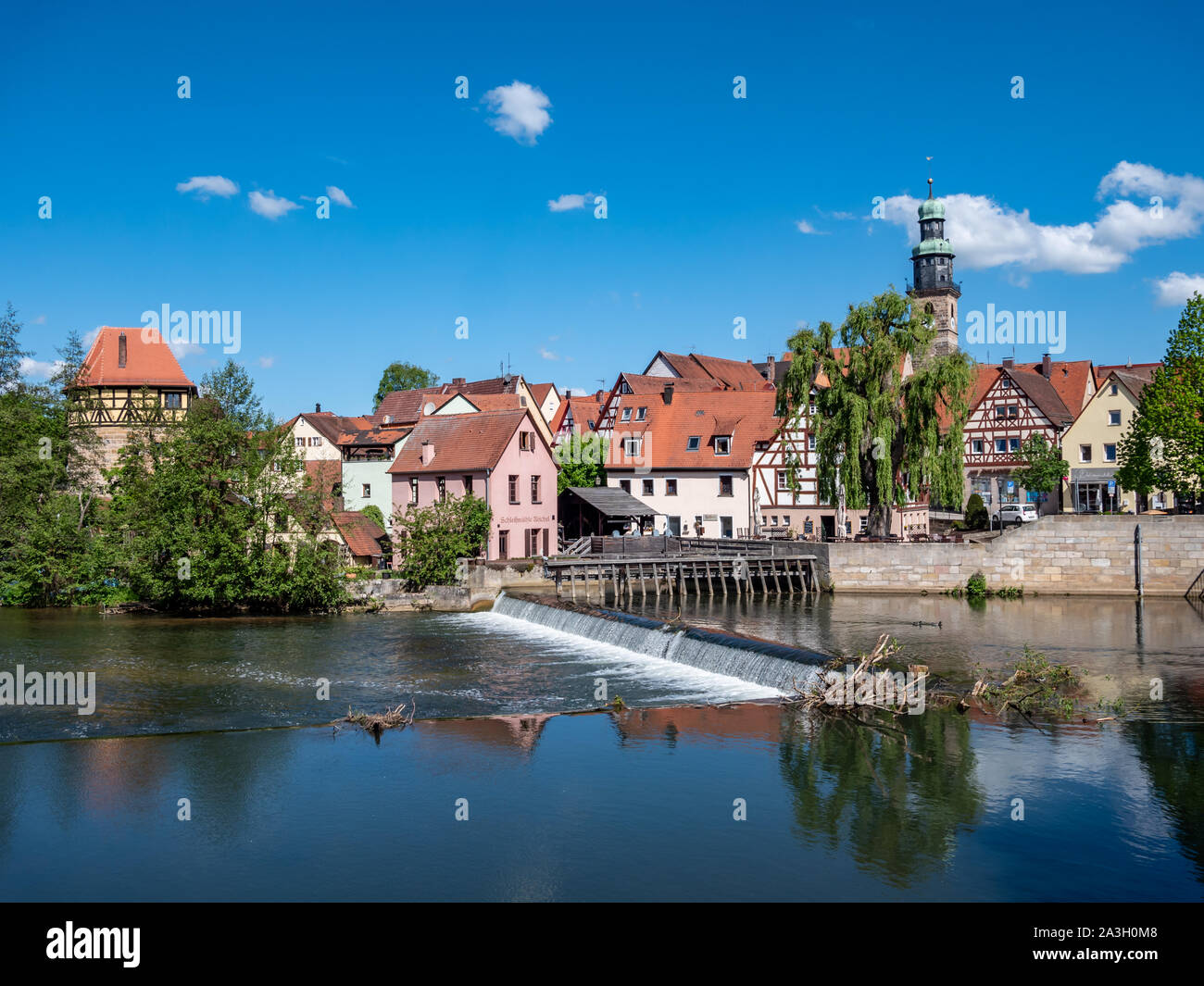 'Gunzenhausen' en Franconie en Allemagne Banque D'Images