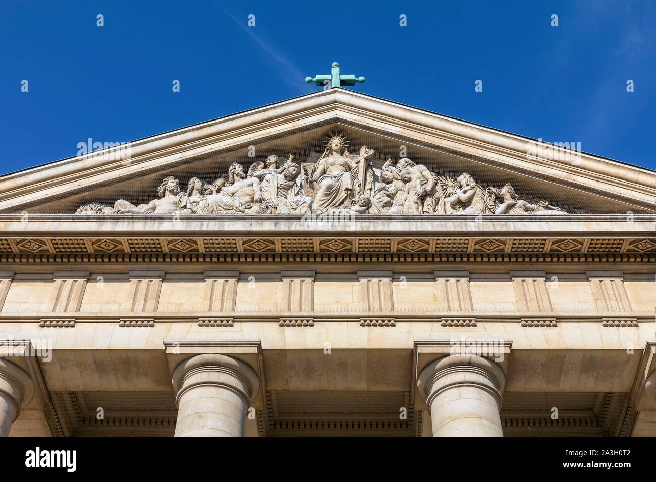 France, Yvelines, Saint Germain en Laye, Église Saint Germain Banque D'Images