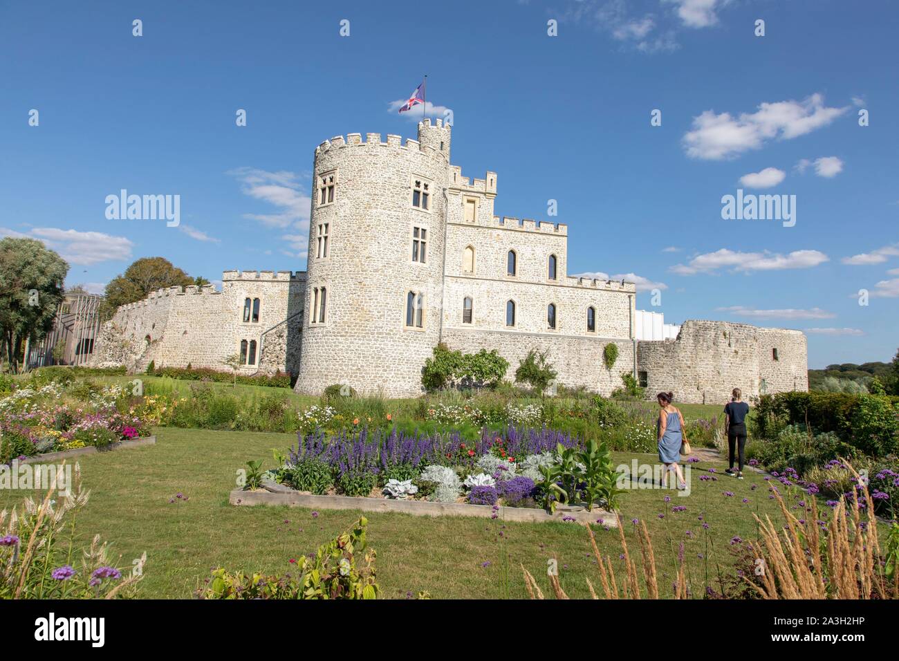 La France, Pas de Calais, Calais, Hardelot château, manoir de style Tudor du début du xxe siècle construite sur les fondations d'un château Banque D'Images