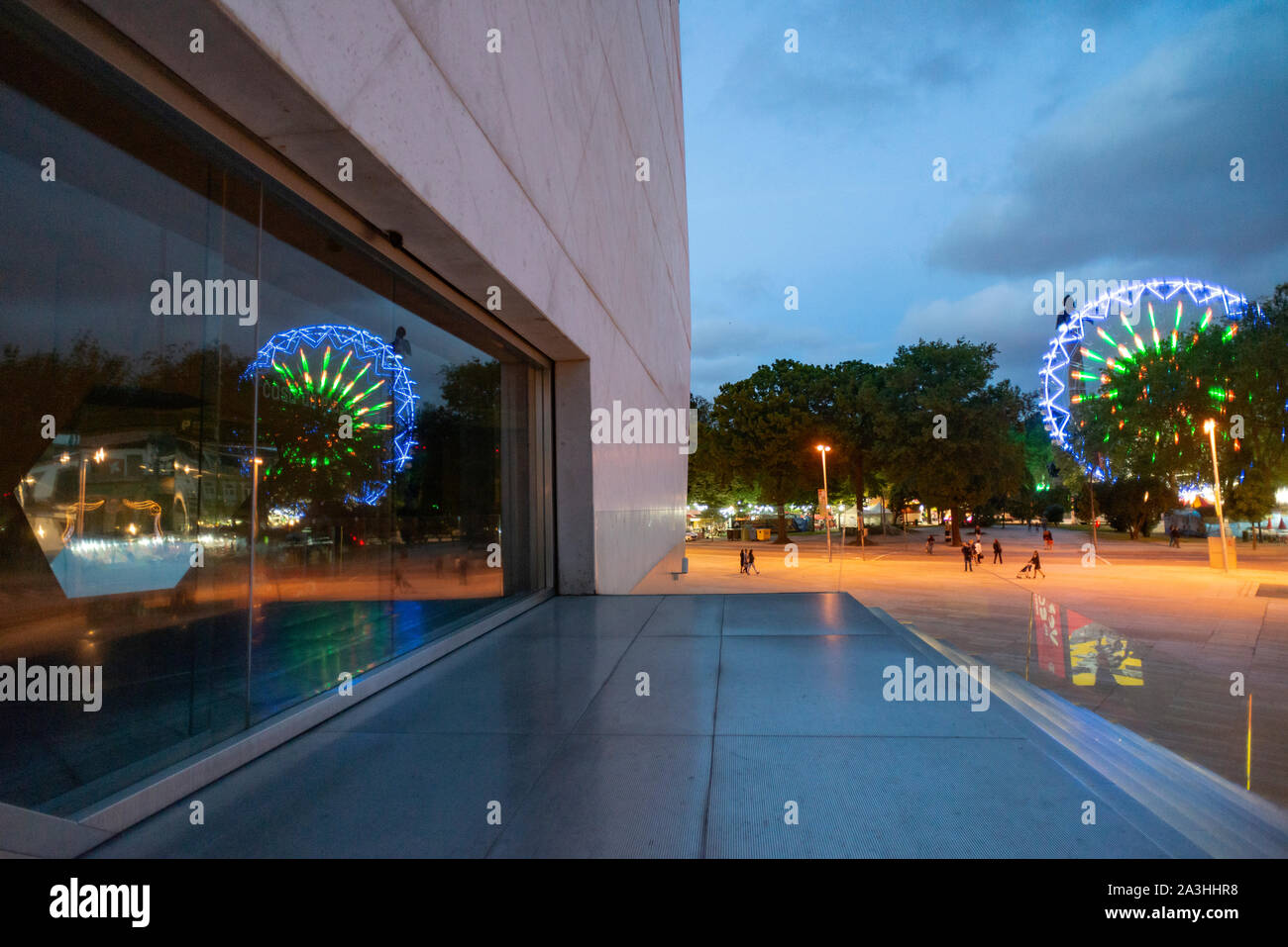 Juste à la place Boavista Whell Banque D'Images