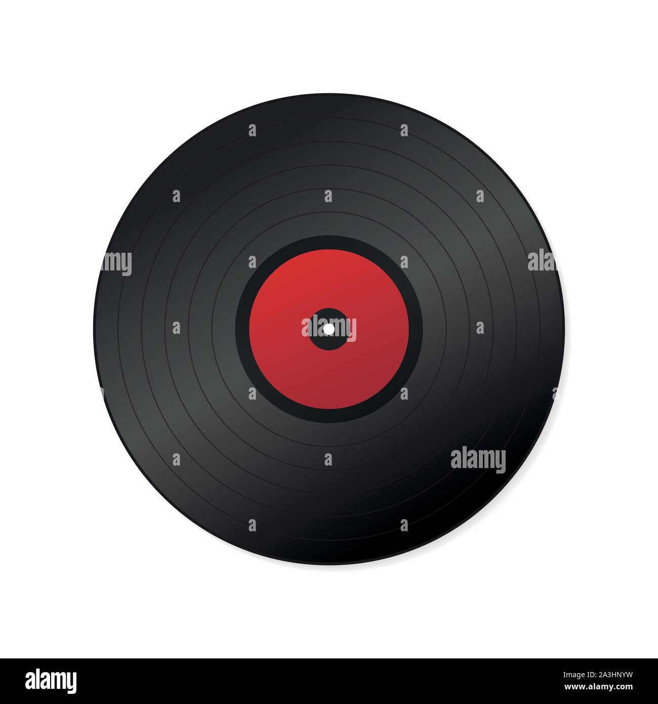 Disque vinyle réalistes avec une maquette de couverture. Disco Party. Rétro. Stock Vector illustration. Illustration de Vecteur