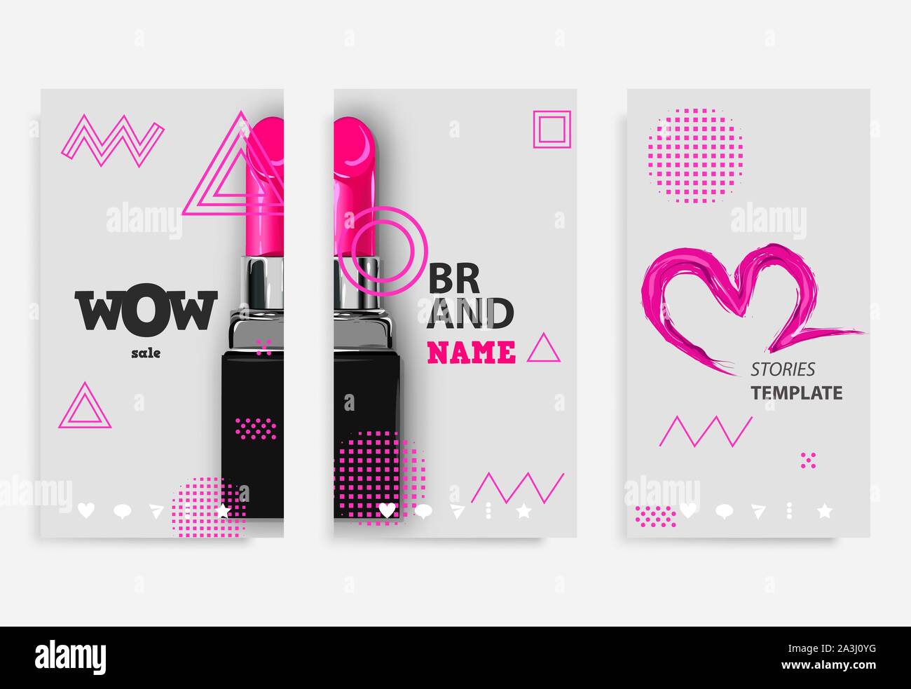 Modèle de téléphone mobile pour des histoires de l'origine sociale. Illustration de Vecteur