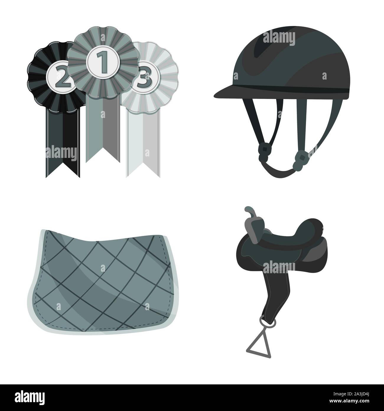 Objet isolé de la race et de l'inscription. Collection de la race et de l'icône vecteur course de stock. Illustration de Vecteur