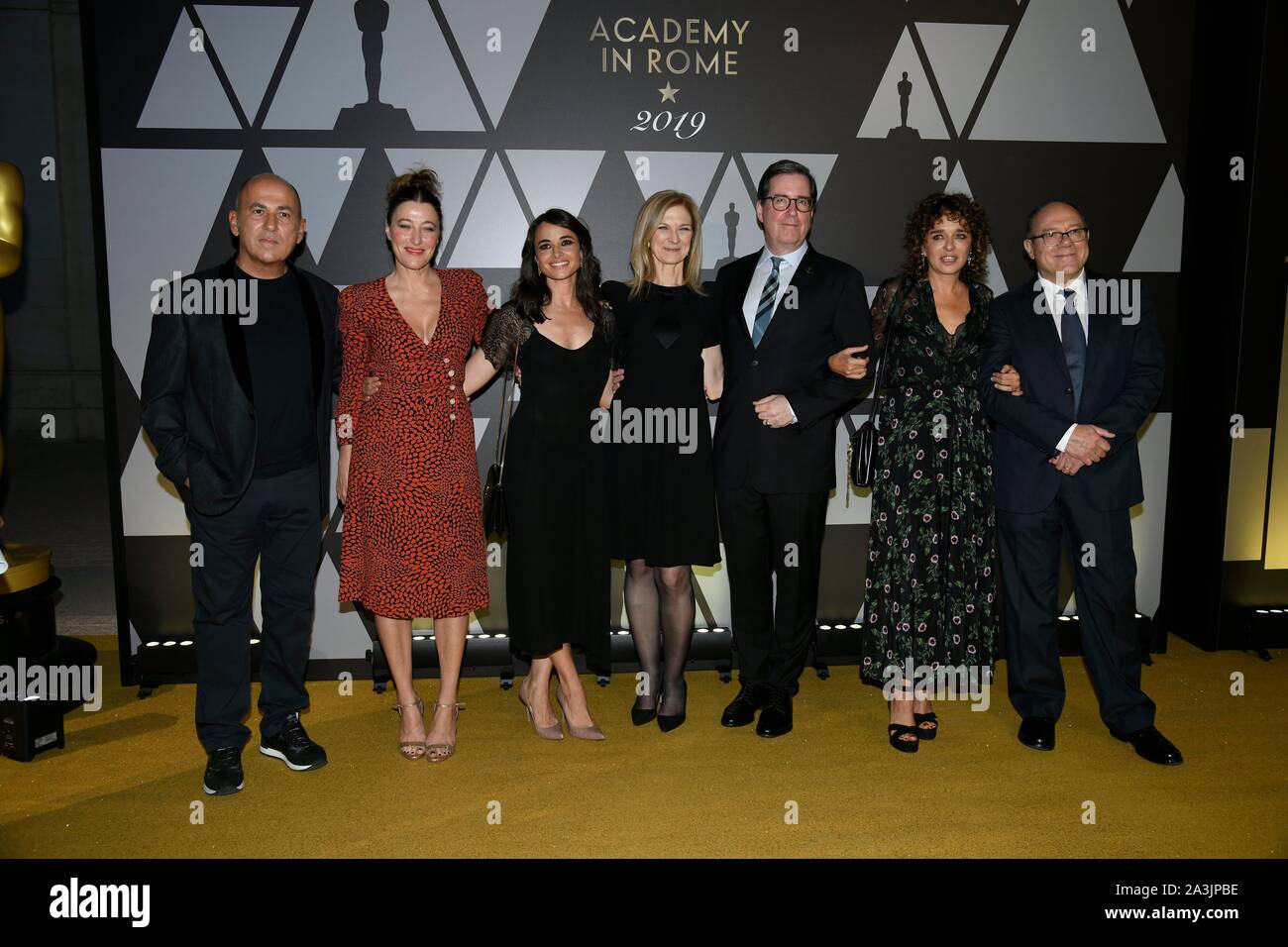 Rome, Italie. 05Th Oct, 2019. Rome, Palazzo Barberini 'Gala Académie des Sciences", et dans l'image : Ferzan Ozpetek Valeria Bruni Tedeschi Mon Maître Dawn David Hudson Rubin Valeria Golino Carlo Verdone indépendant : Crédit Photo Agency/Alamy Live News Banque D'Images