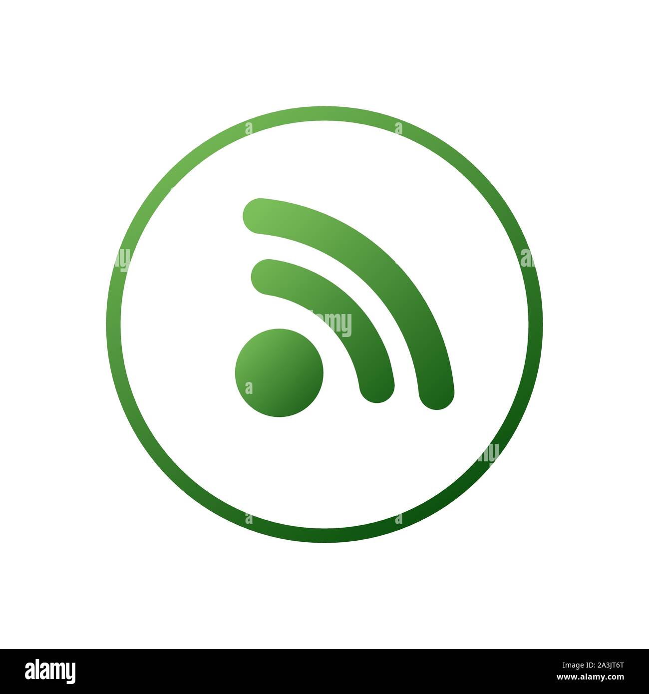 Symbole du réseau sans fil. L'icône Wifi illustration. Internet, signal, réseau. Style moderne et propre Illustration de Vecteur