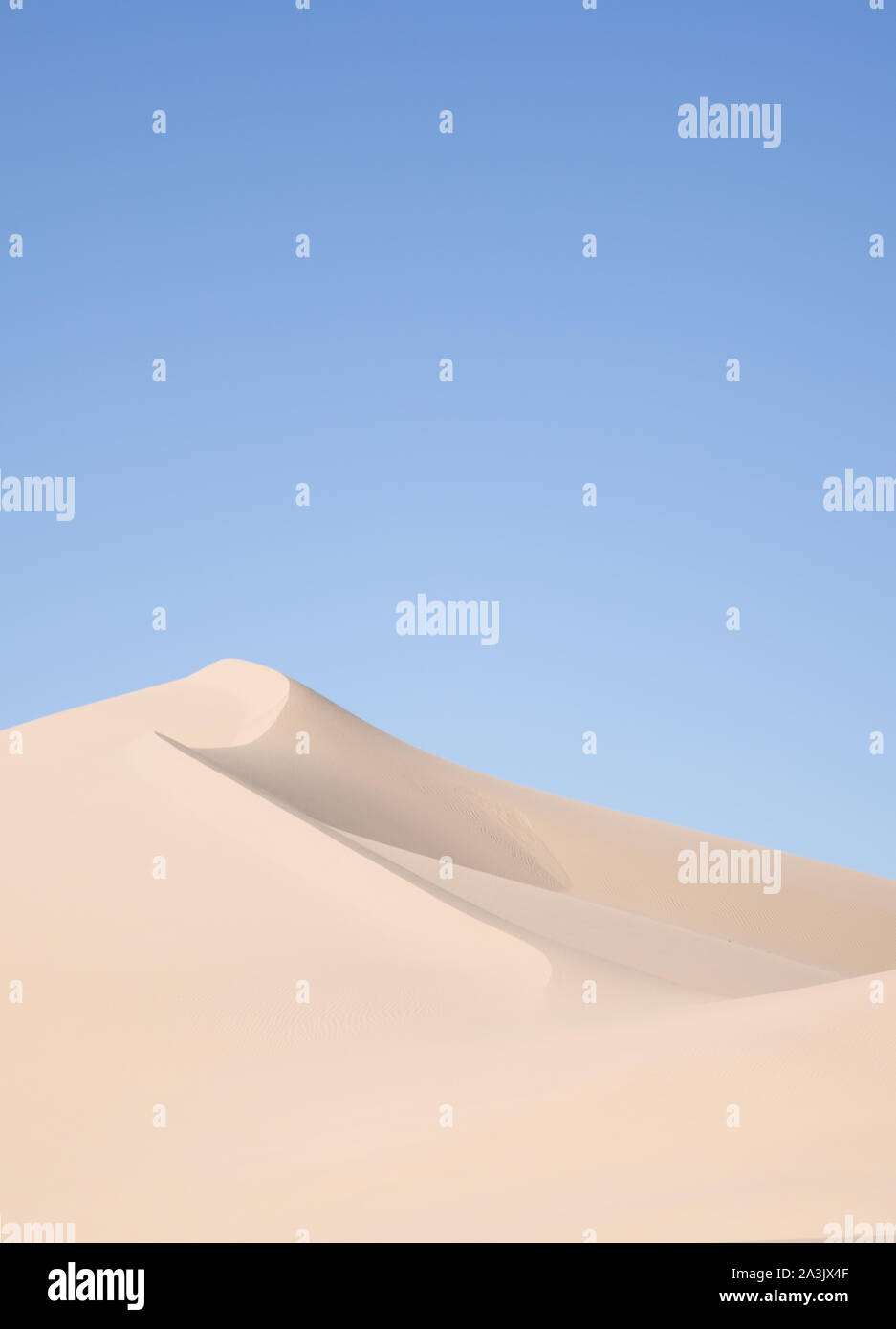 Paysage de dunes de sable dans le désert près de Yuma, AZ Banque D'Images