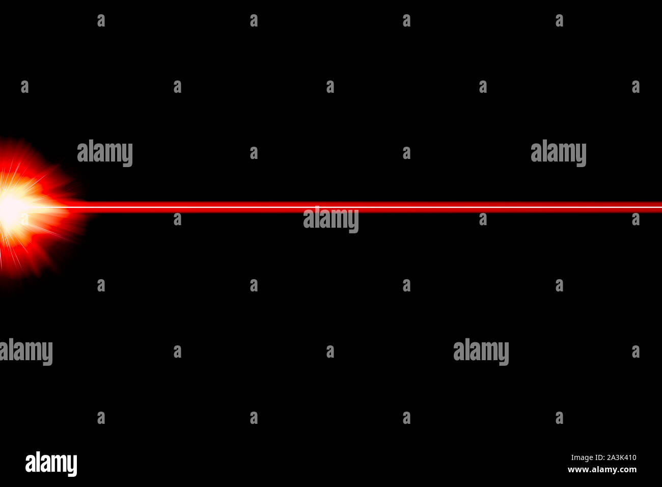 La lumière laser croix de feu rouge arrière-plan de l'illustration pour la conception graphique. Banque D'Images