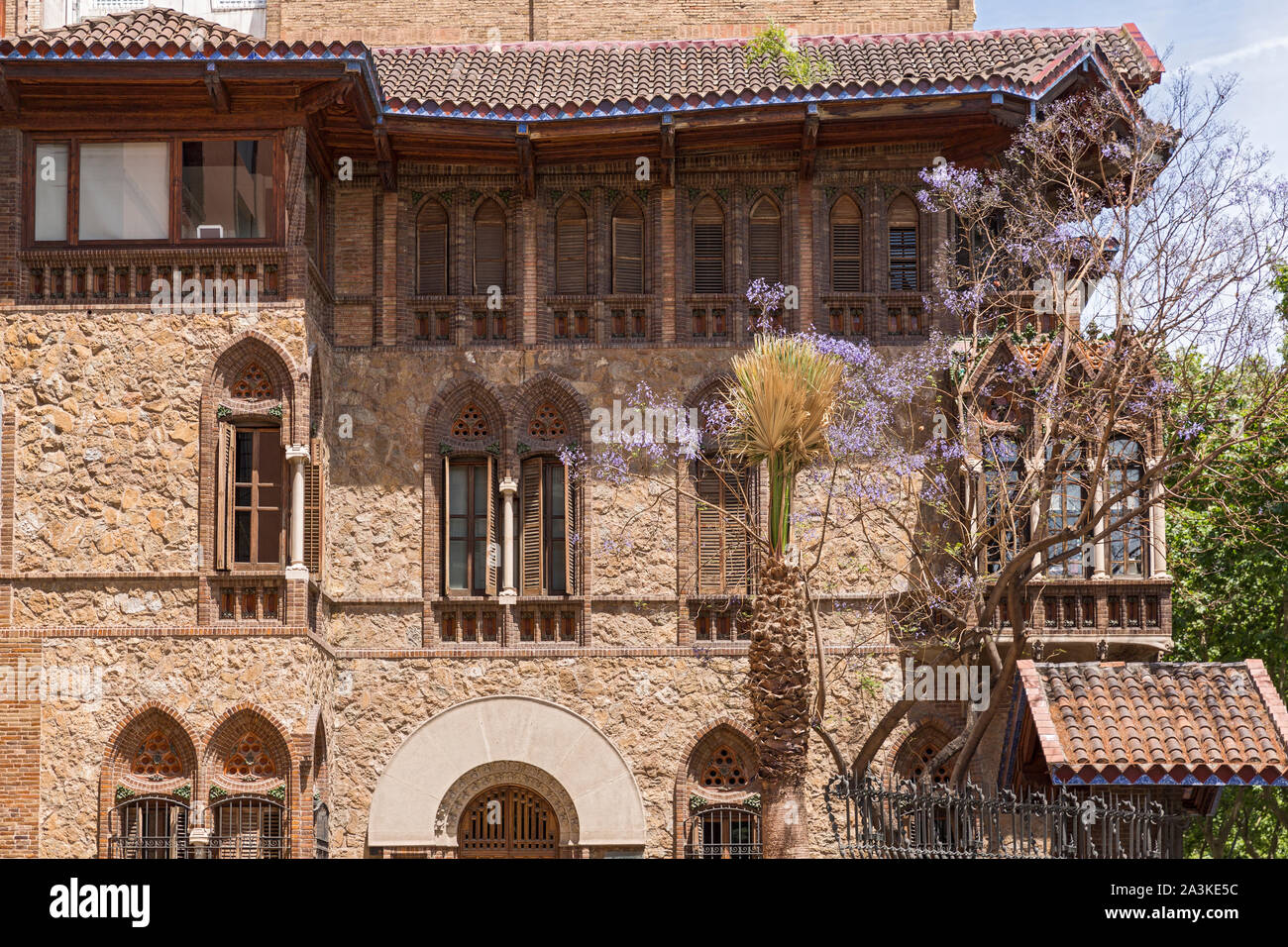 Barcelone ; Casa Golferichs, Gran Via de les Corts Catalanes Banque D'Images